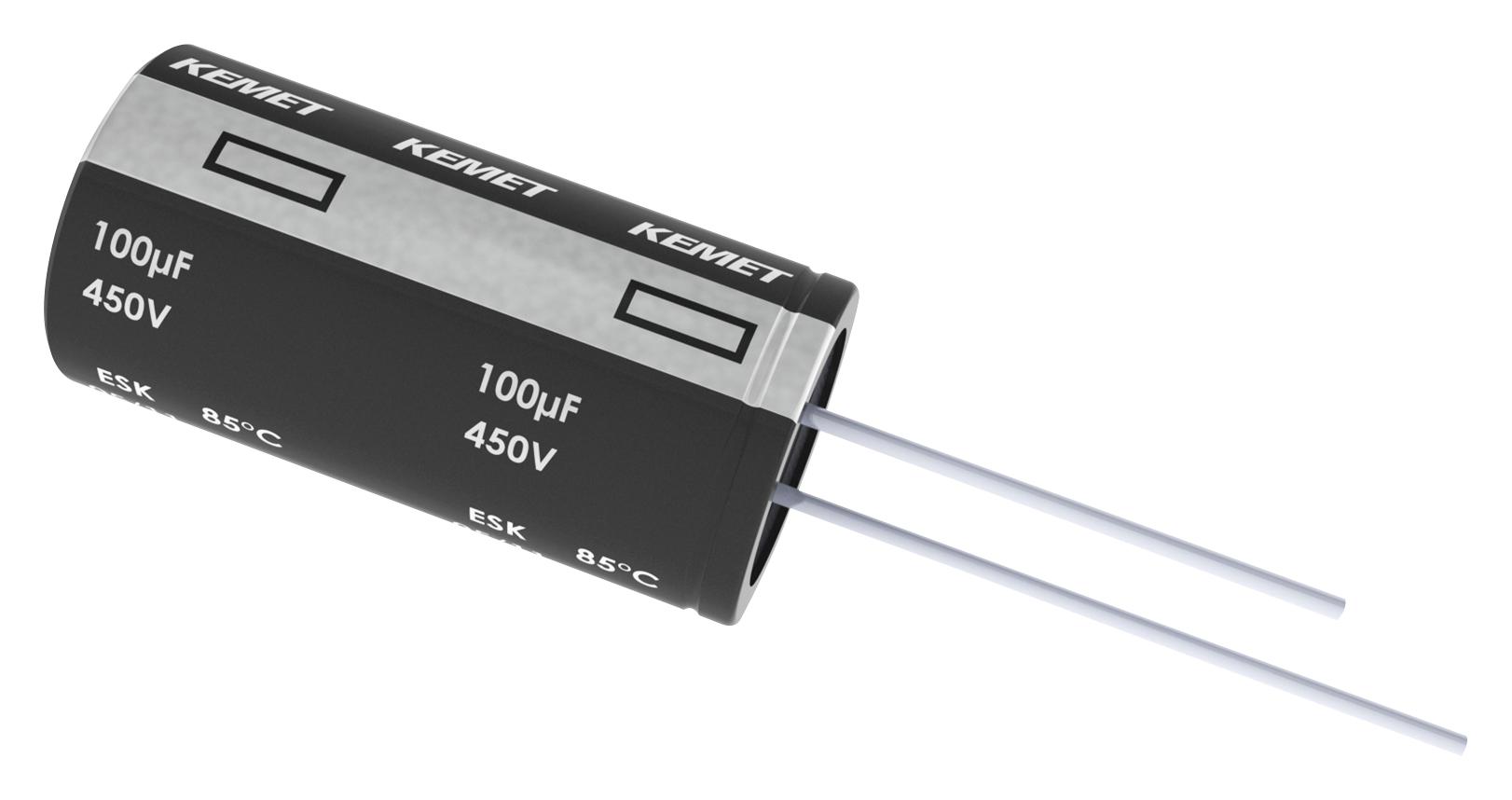ESK106M063AC3AA CAP, 10µF, 63V, 20% KEMET