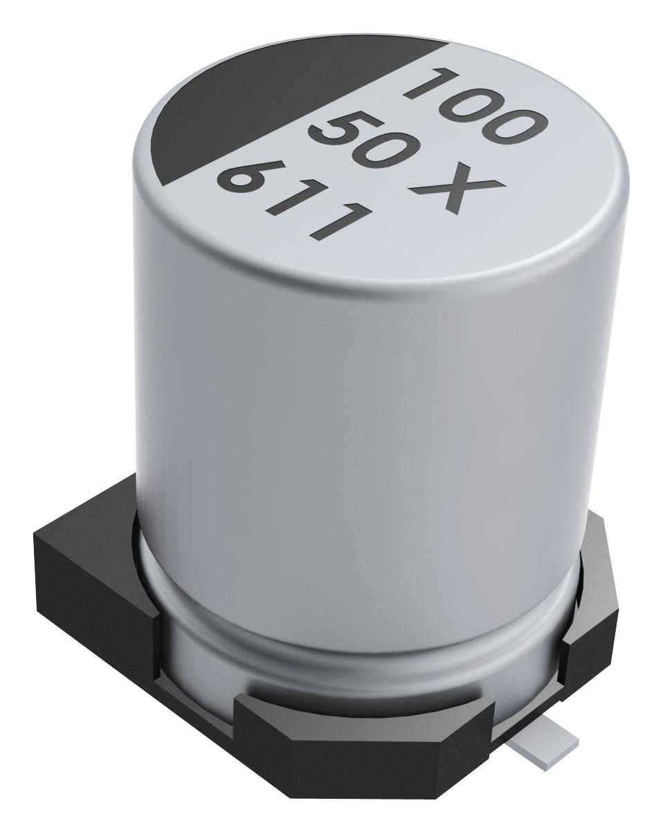 EXV106M025A9BAA CAP, 10UF, 25V, ALU ELEC, SMD KEMET