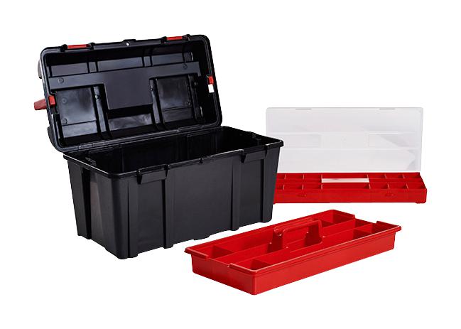 715140 TOOL BOX, T31, BLACK/SILVER RAACO