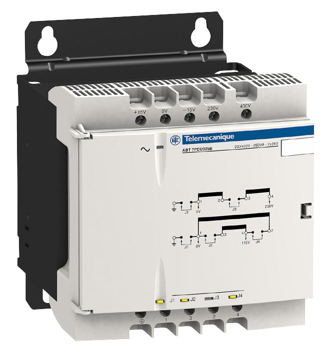 ABT7PDU016B TRANSFORMER, 160VA, 2 X 24V SCHNEIDER ELECTRIC