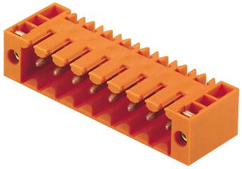 1607140000 TERMINAL BLOCK, HEADER, 12POS, TH WEIDMULLER