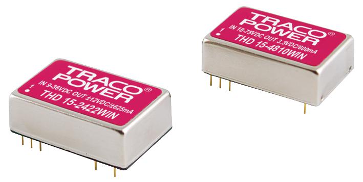 THD 15-2422WIN DC/DC, 12V, 0.625A TRACO POWER