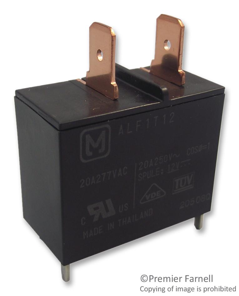 ALF1T12 RELAY, SPST-NO, 277VAC, 25A PANASONIC