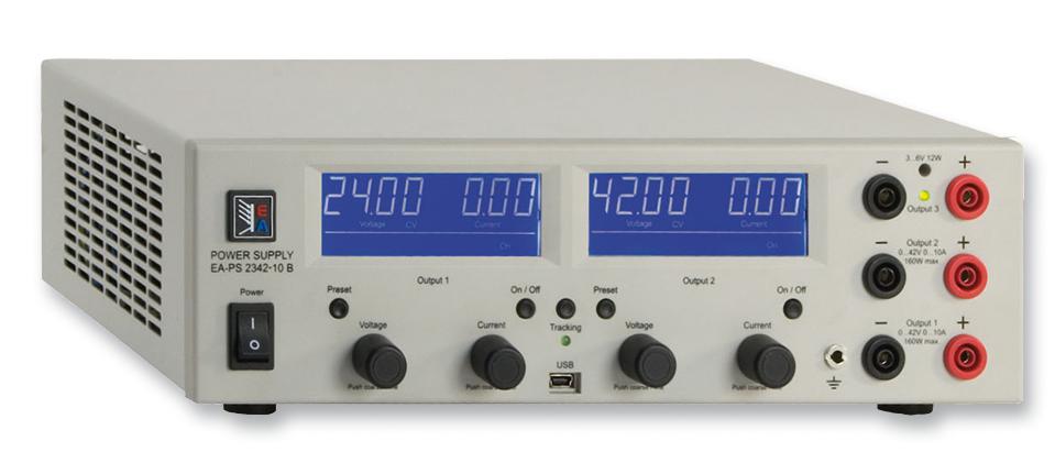 EA-PS 2342-06B POWER SUPPLY, 3CH, 42V, 6A, ADJUSTABLE EA ELEKTRO-AUTOMATIK