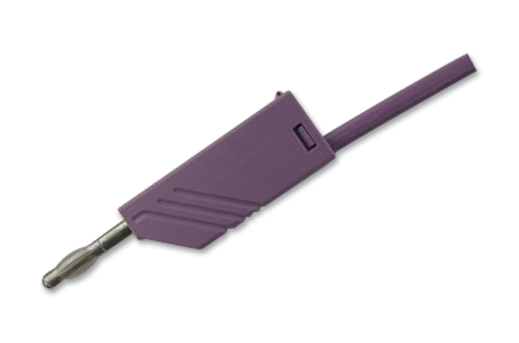 934063109 TEST LEAD, VIOLET, 1M, 60V, 32A HIRSCHMANN TEST AND MEASUREMENT