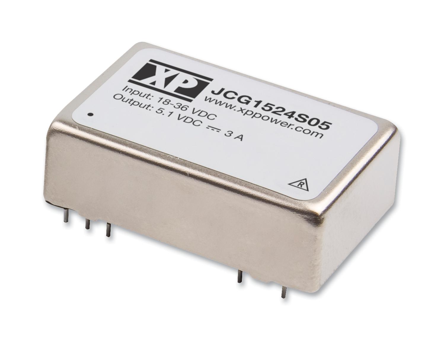 JCG1524S12 DC/DC CONVERTER, 15W, SINGLE OUTPUT XP POWER