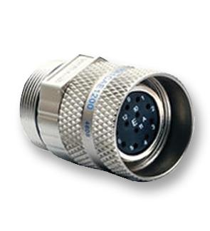 MA1CAE1200 PLUG, M23-A, TYPE E, 12WAY AMPHENOL SINE/TUCHEL