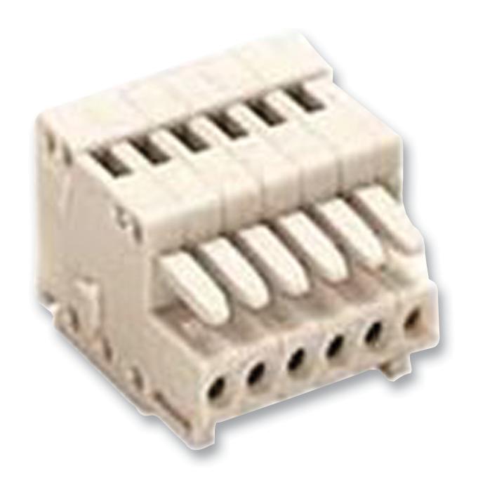 733-105. TERMINAL BLOCK, PLUGGABLE, 5POS, 20AWG WAGO