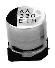 16SGV100M6.3X8 CAP, 100µF, 16V, SMD RUBYCON