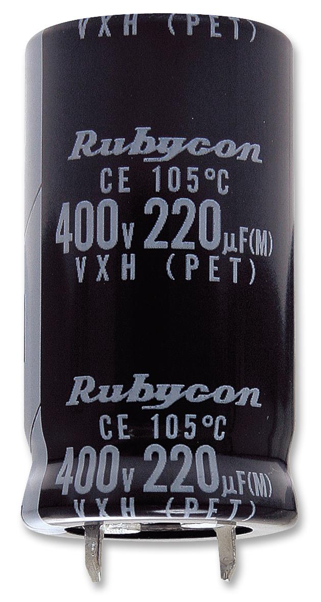 400VXH820MEFCSN35X50 CAP, 820µF, 400V, ALU ELEC, SNAP IN RUBYCON