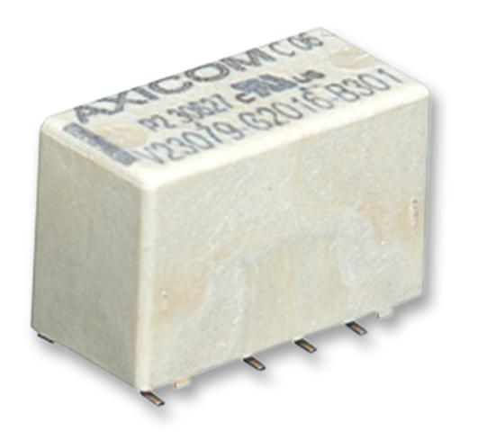 V23079E1205B301 SIGNAL RELAY, DPDT, 2A, 250VAC, SMD AXICOM - TE CONNECTIVITY