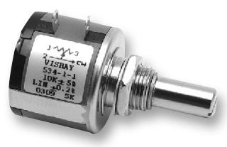 534B1502FC POT, WIREWOUND, 5KOHM, 5%, 2W VISHAY
