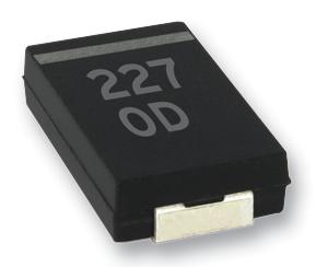 ECASD60D477M4R5K00 CAP, 470UF, 2V, ALU ELEC, POLYMER, SMD MURATA