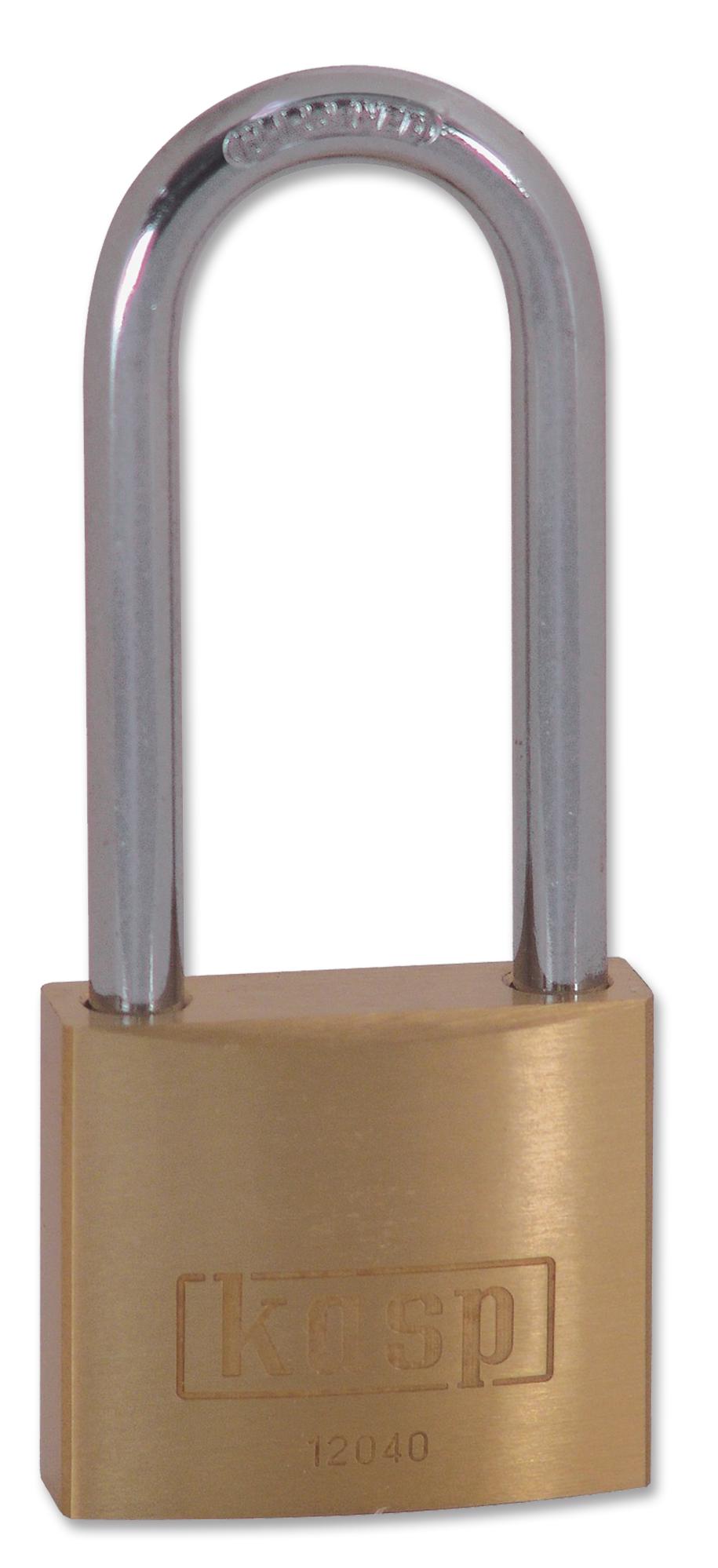 K12040L55D PADLOCK, BRASS, 40X55MM KASP SECURITY