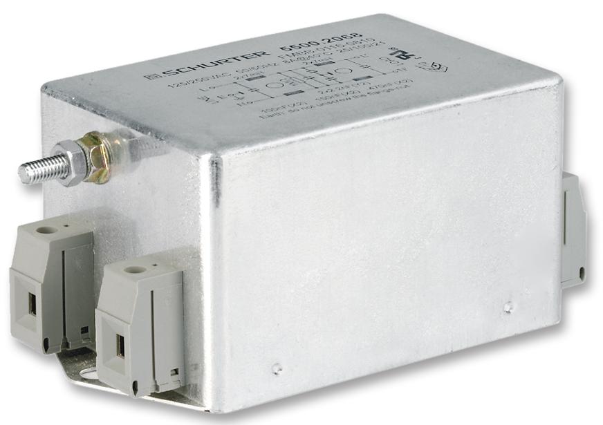 5500.2603.01 AC FILTER, 1-PHASE, 10A, 250V SCHURTER