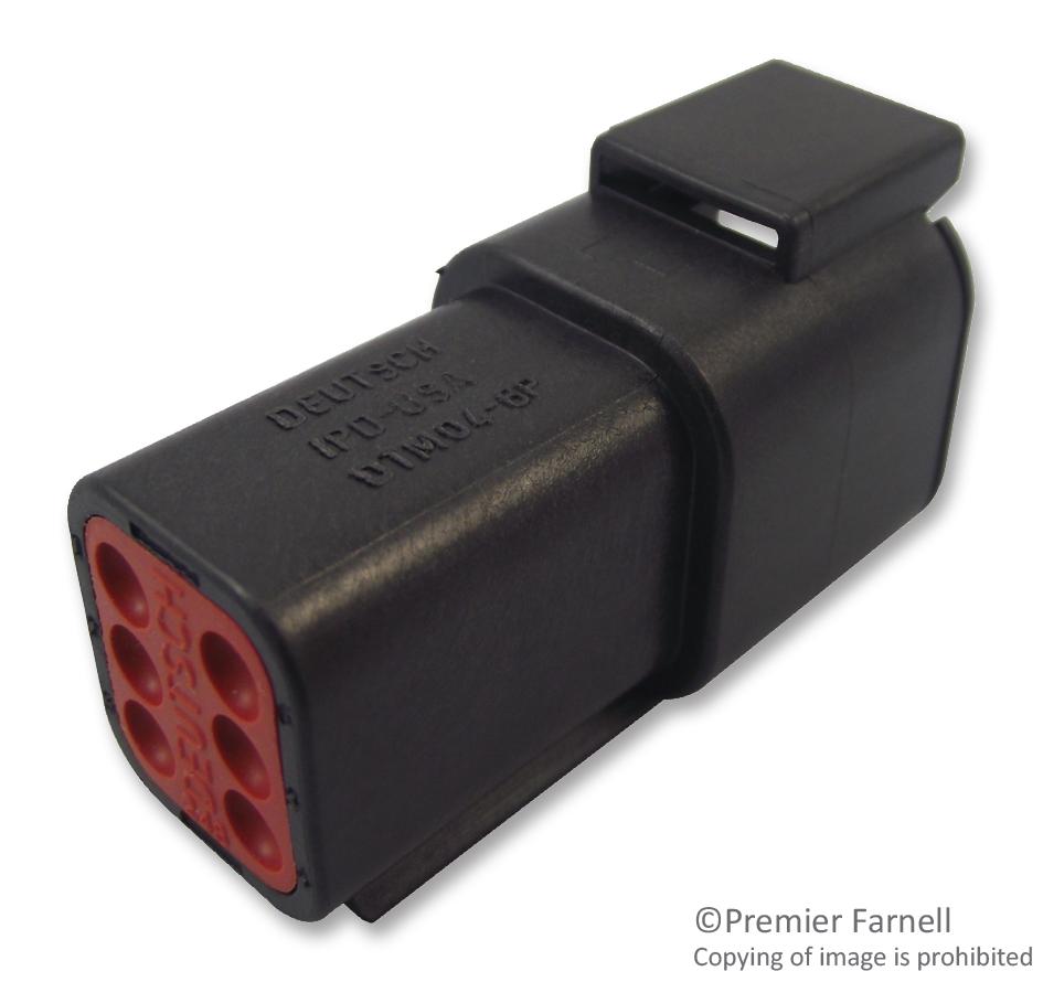 DTM04-12PA-EE04 AUTOMOTIVE CONN HOUSING, RCPT, 12POS DEUTSCH - TE CONNECTIVITY