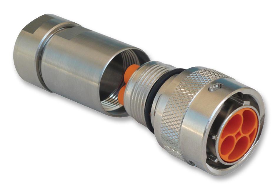 THV6U14-0400P1L-02 PLUG, STANDARD, HI VOLTAGE, 4WAY ITT CANNON