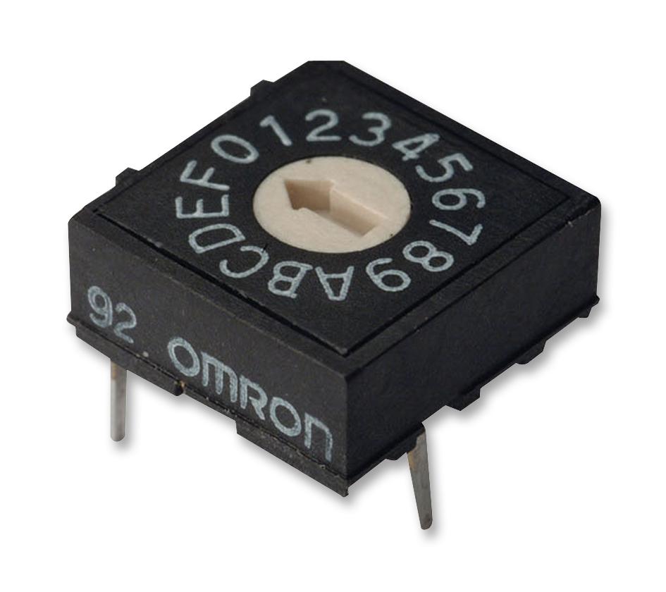 A6R101RS SWITCH, ROTARY, 10 POS, 4X1, TOP OMRON
