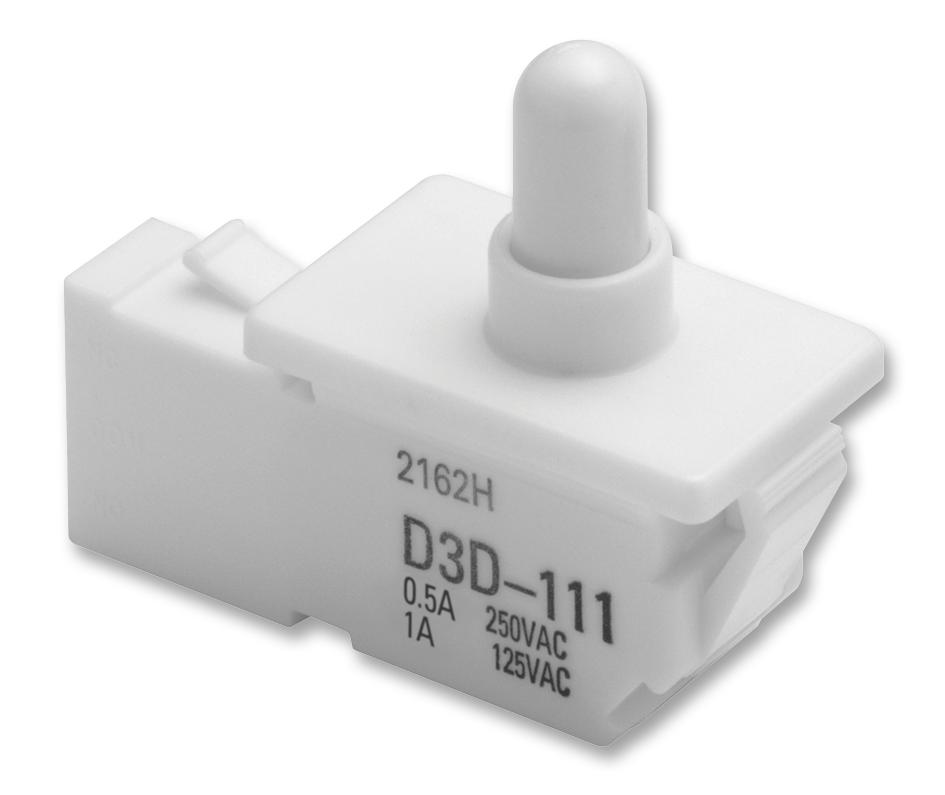 D3D131 SWITCH, DOOR, PLUNGER, SPST-NO, 1A OMRON
