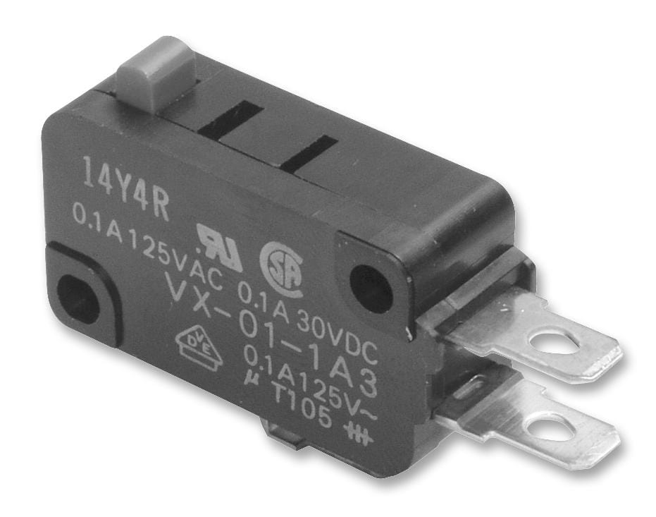 VX51C23 MICROSWITCH, PLUNGER, 5A, QC OMRON