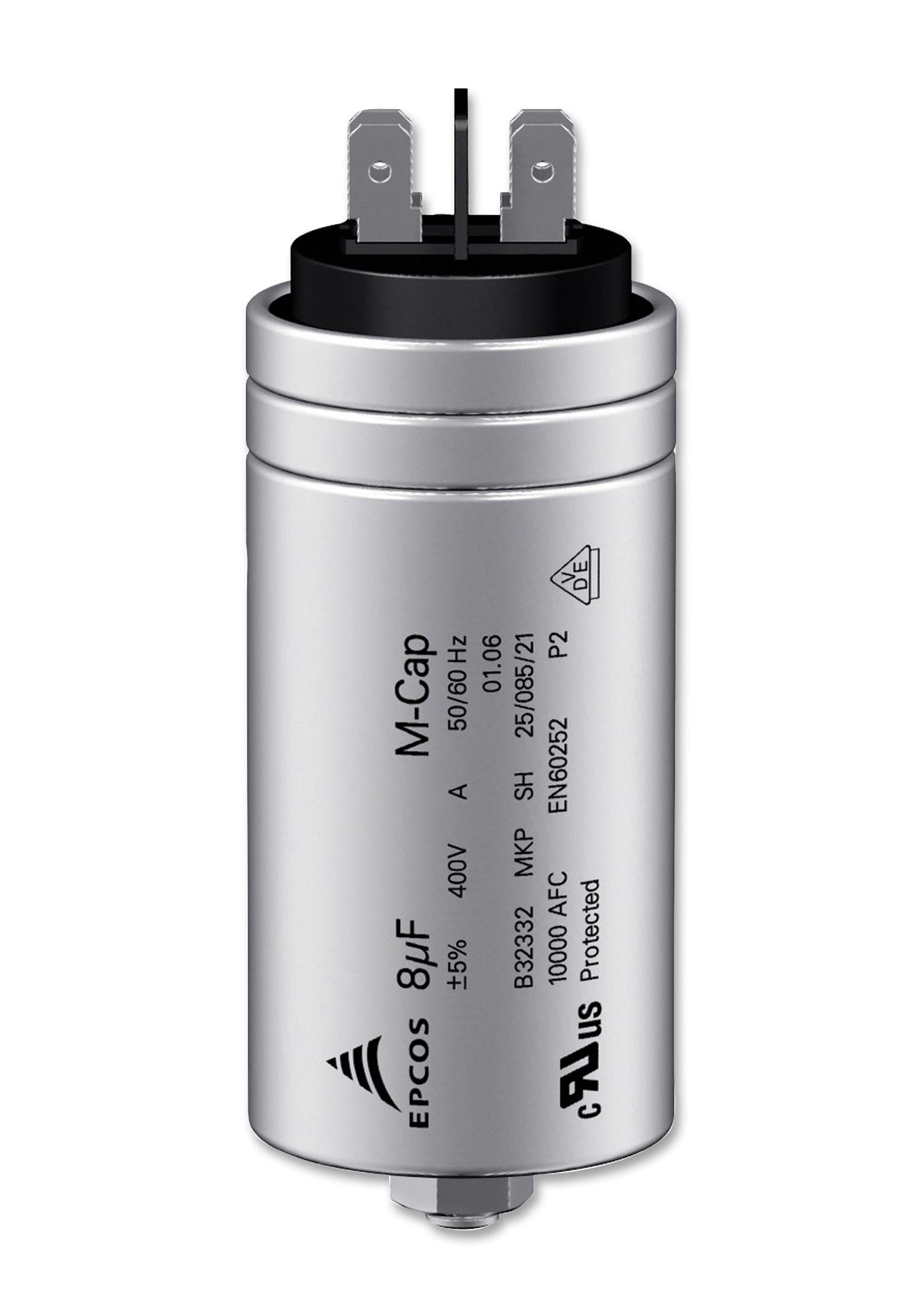 B32332I6505J082 CAP, 5µF, 450VAC, 5%, PP, CAN EPCOS