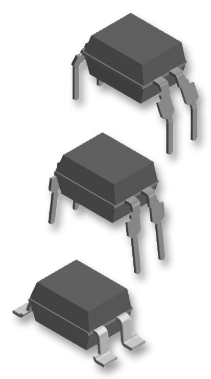 VO610A-3X001 OPTOCOUPLER, TRANS., 100-200%, 10MA VISHAY
