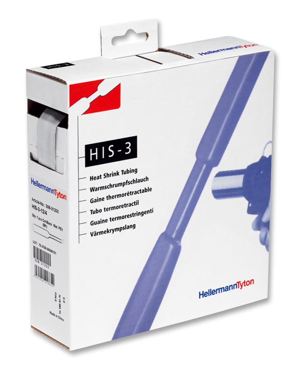 308-32403 HEAT SHRINK, CLEAR, 24MM, 3M HELLERMANNTYTON