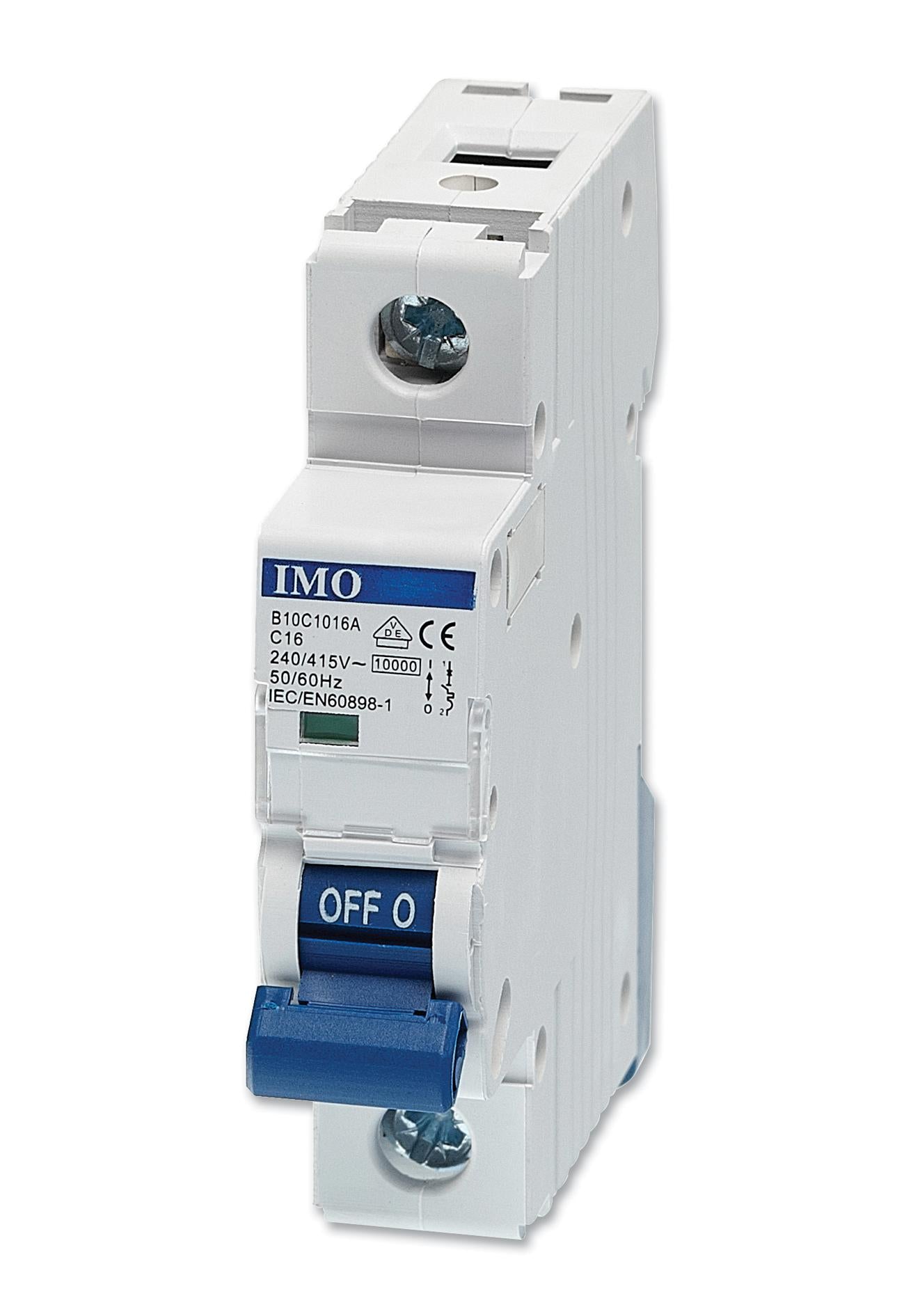 B10C1002A CIRCUIT BREAKER, 10KA, 1 POLE, 2A IMO PRECISION CONTROLS