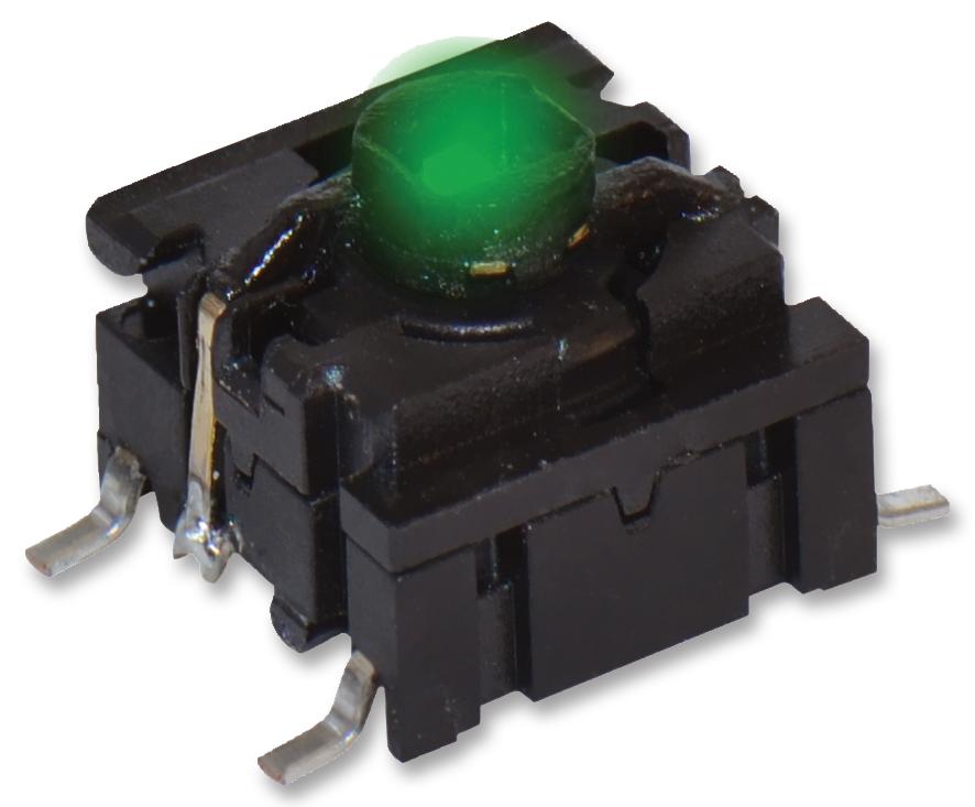 5GSH93522 SWITCH, SMD, IP67, 3.5N, GREEN LED MULTIMEC
