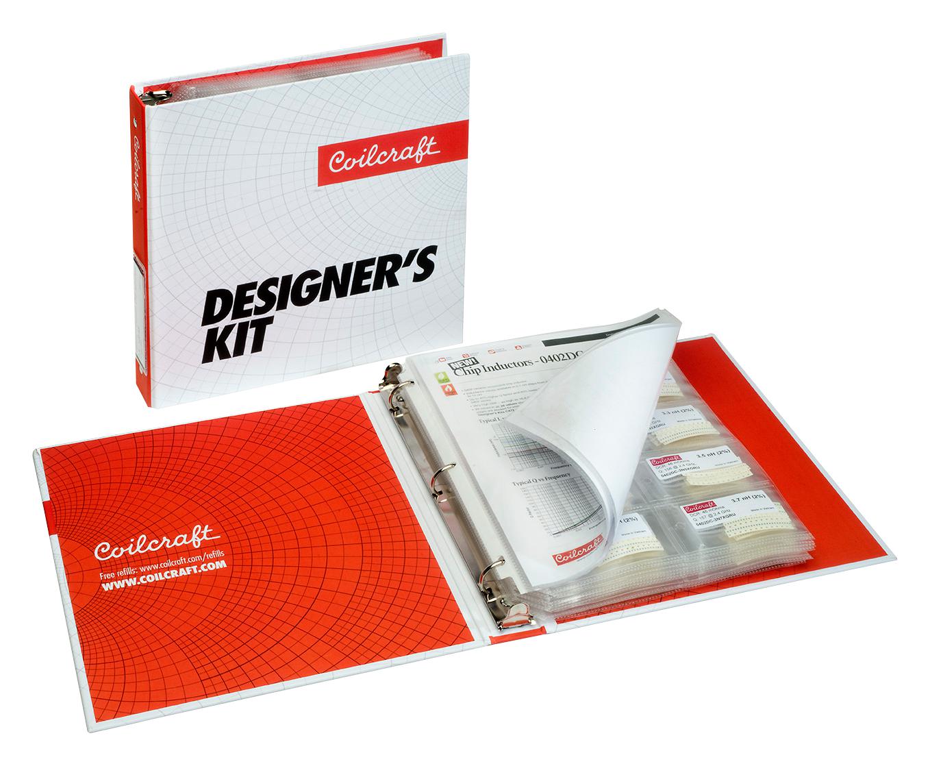 C406 INDUCTOR KIT, 0603, 1.8NH-390NH, 540 PC COILCRAFT