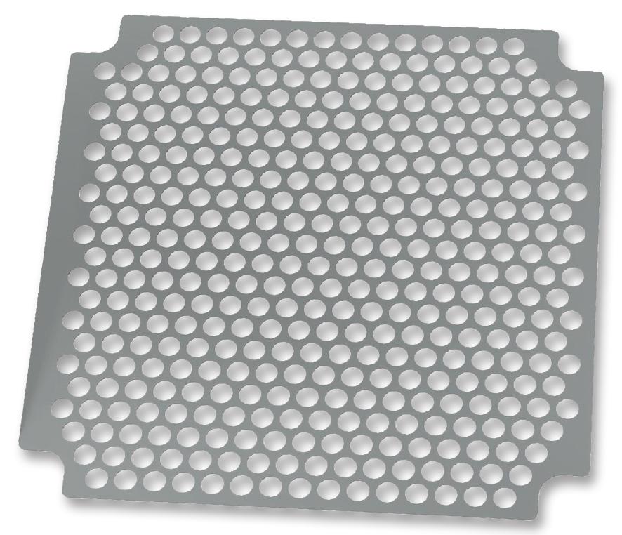 QSB-40-01 EMI FILTER SHIELD, STEEL, 40MM QUALTEK ELECTRONICS