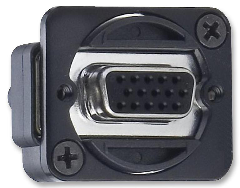 EHHD15FFB ADAPTOR, D SUB, 15WAY RECPT TO RECPT SWITCHCRAFT/CONXALL