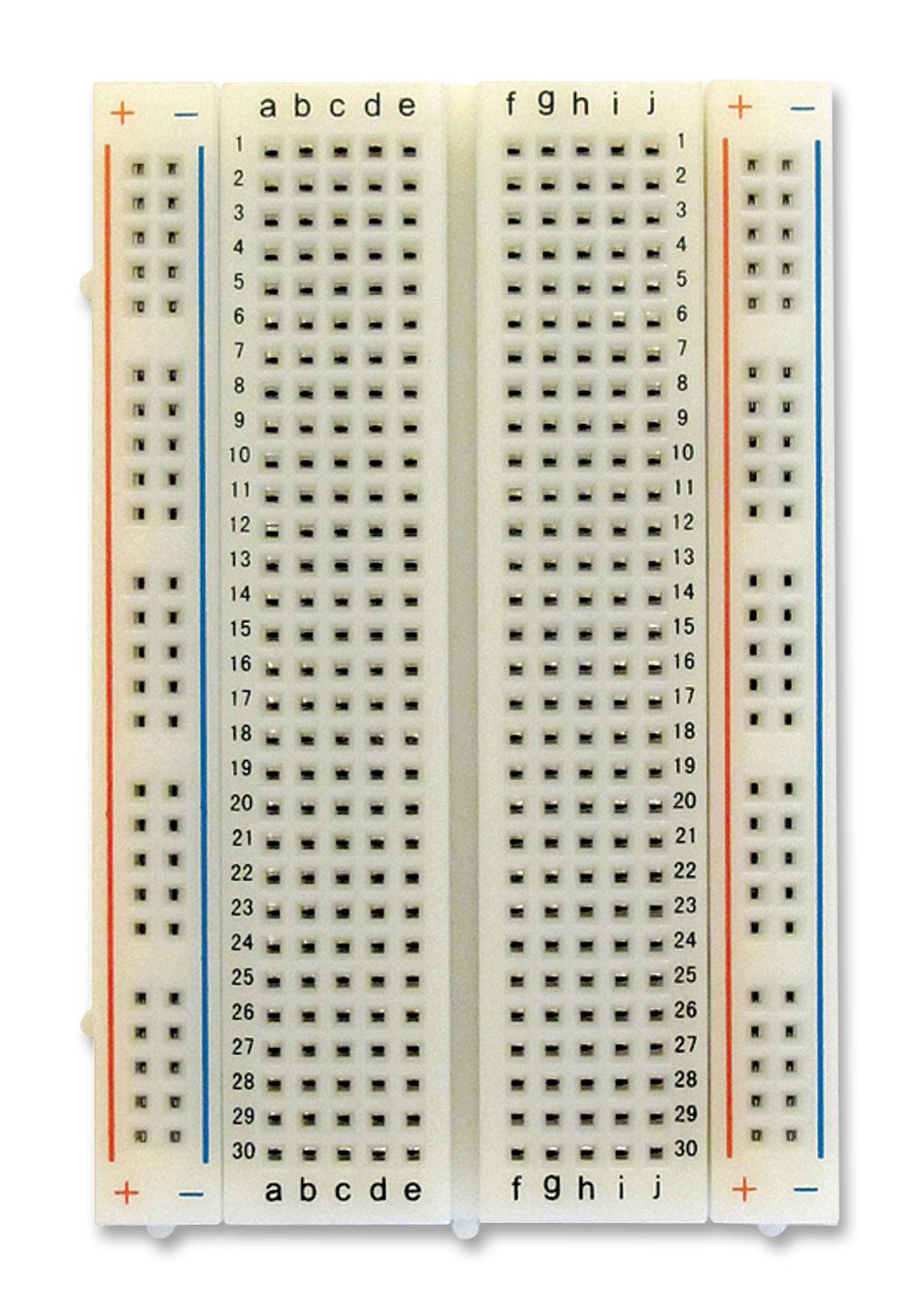 TW-E40-510 BREADBOARD, SOLDERLESS, 400 TIE POIN. TWIN INDUSTRIES