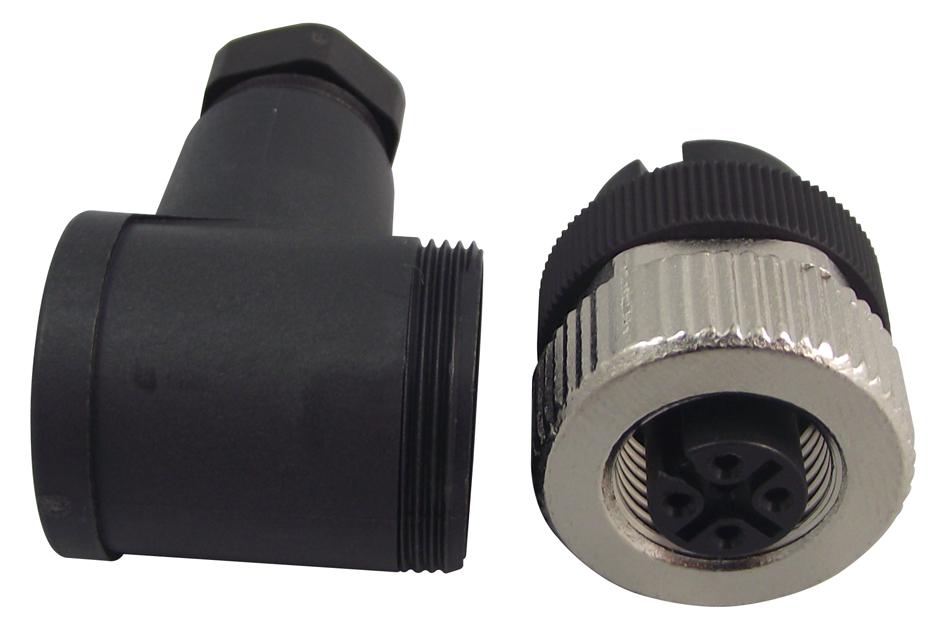 SACC-M12FR-4CON-PG7-M RECEPTACLE, R/A, M12, A CODE, 4 WAY PHOENIX CONTACT