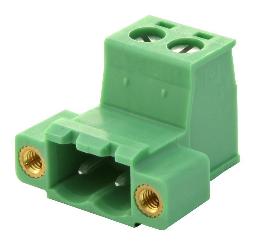 IC 2,5/ 2-STGF-5,08 TERMINAL BLOCK, PLUGGABLE, 2POS, 12AWG PHOENIX CONTACT