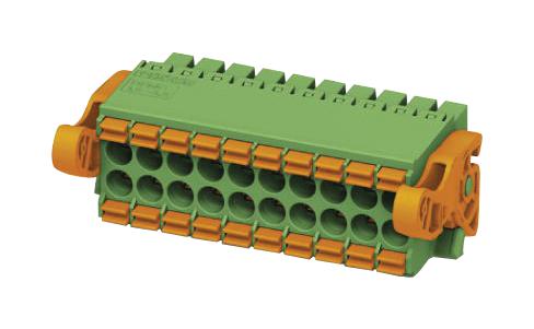 DFMC 1,5/16-ST-3,5-LR TERMINAL BLOCK, PLUGGABLE, 16POS, 16AWG PHOENIX CONTACT
