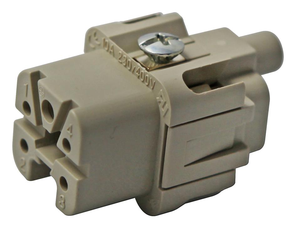 CKF04 INSERT, FEMALE, 18-14 AWG, 4P+E ILME