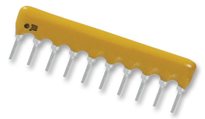 4609X-101-392LF RES N/W, BUSSED, 3.9K, 2%, 100V, SIP BOURNS