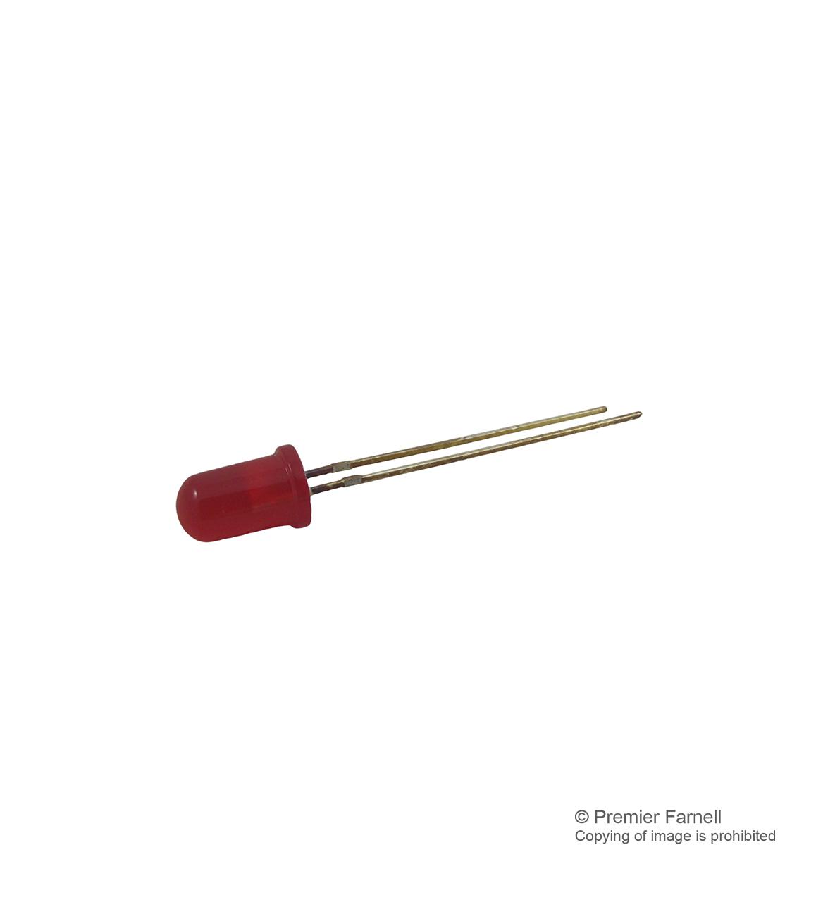 151051RS11000 LED, 5MM, RED, 15MCD, 630NM WURTH ELEKTRONIK