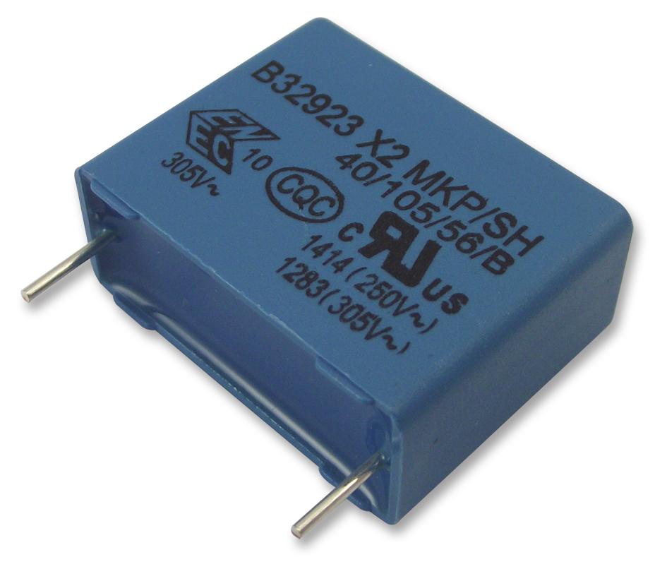 B32923C3105M000 CAP, 1µF, 20%, PP EPCOS