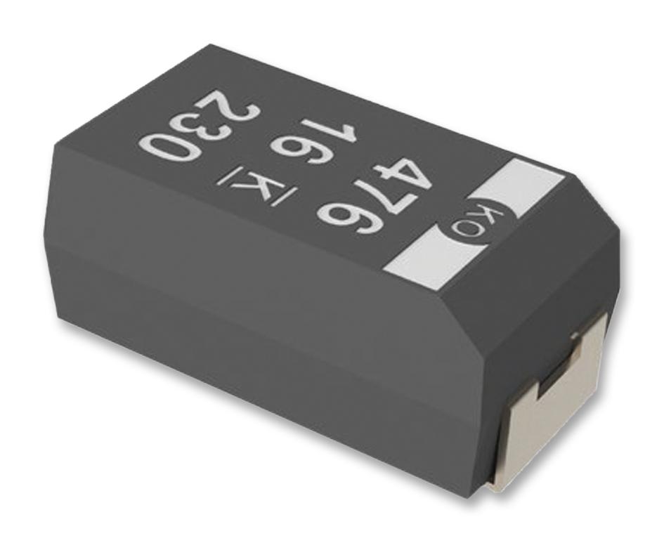 T598B107M006ATE045 CAP, AEC-Q200, 100UF, 6.3V, TANT, CASE B KEMET