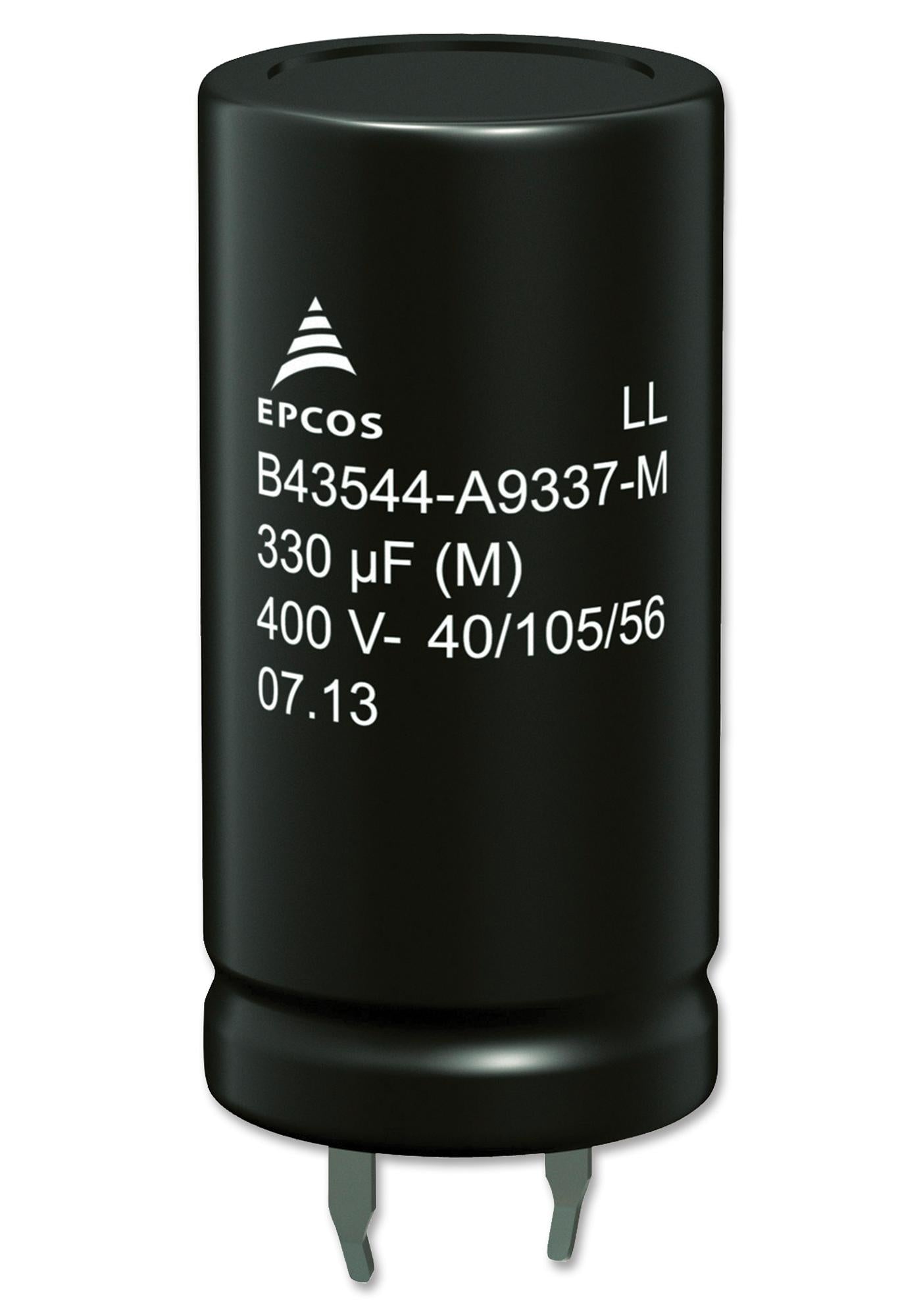 B43644B5337M000 CAP, 330µF, 450V, ALU ELEC, SNAP-IN EPCOS