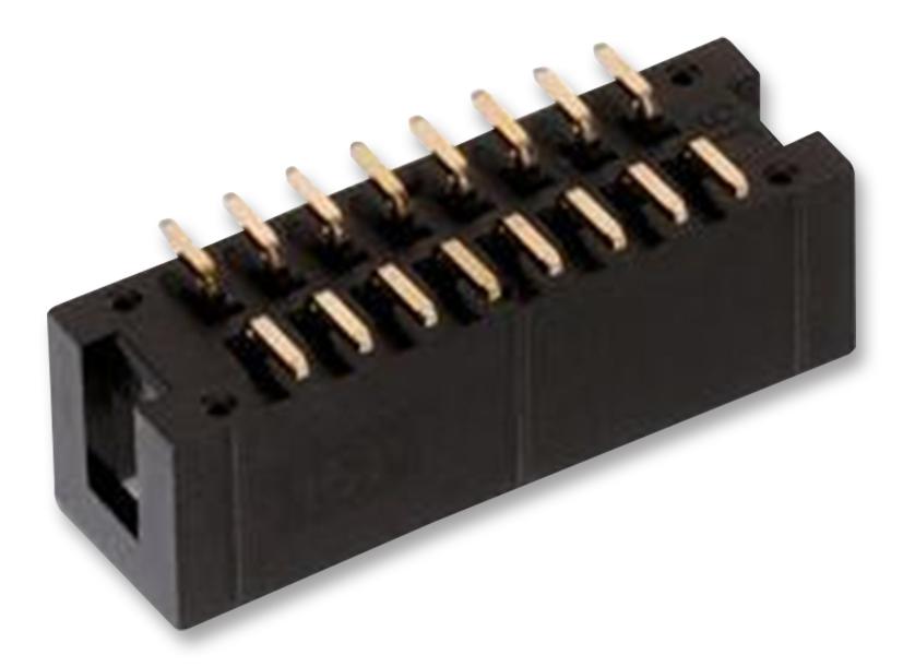 61231020621 HEADER, 2.54MM, MALE, SMT, R/A, 10WAY WURTH ELEKTRONIK