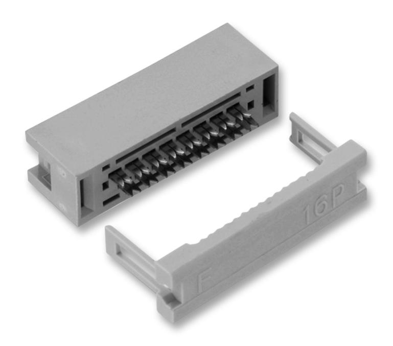 61203425821 PLUG, IDC, 2.54MM, STRAIN RELIEF, 34WAY WURTH ELEKTRONIK