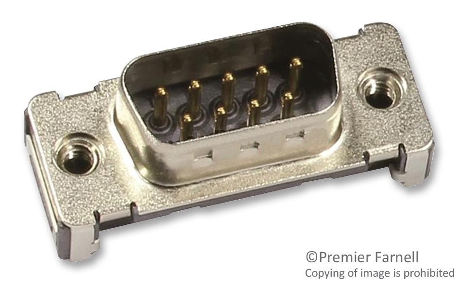 09 55 329 6812 741 D SUB, PLUG, SMT, 4-40, 25WAY HARTING