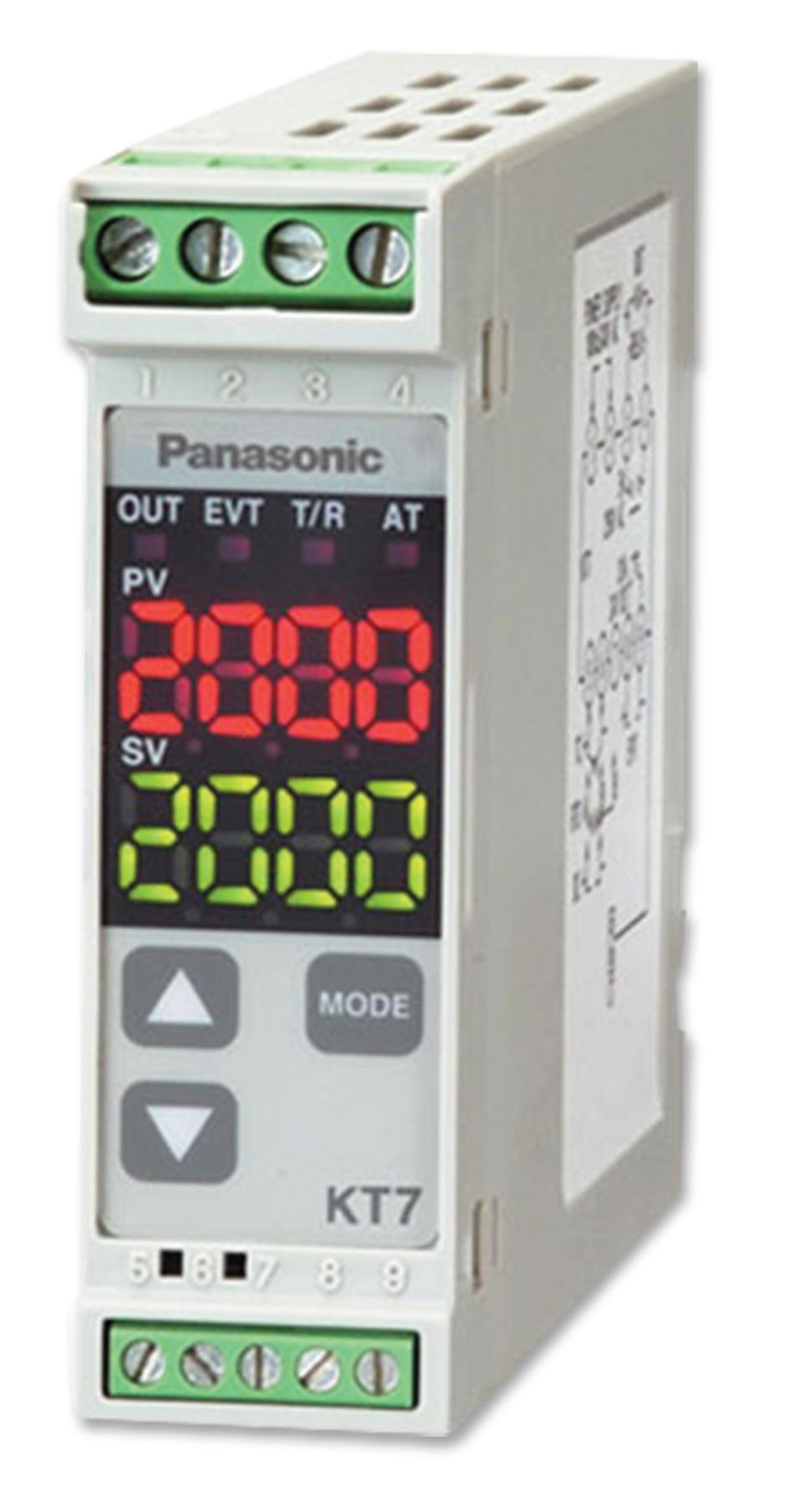 AKT7211100J TEMP CONTROLLER, 24VAC/DC, RELAY PANASONIC