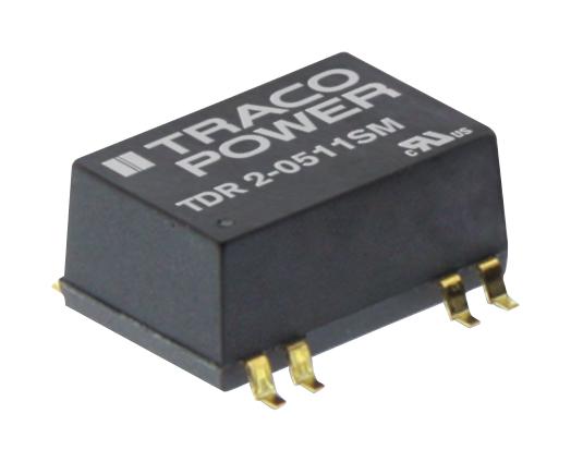 TDR 2-1213SM DC/DC CONVERTER, 2W, 15V, 0.134A TRACO POWER