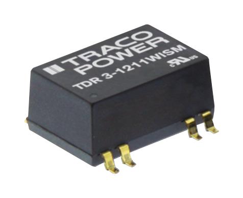 TDR 3-1211WISM DC/DC CONVERTER, 3W, 5V, 0.6A TRACO POWER