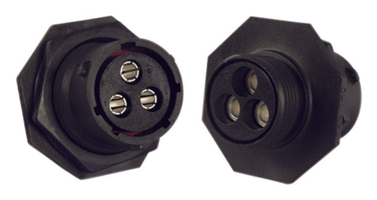 UTS7142G1S CONNECTOR, CIRCULAR, RCPT, 3POS, PANEL SOURIAU-SUNBANK / EATON
