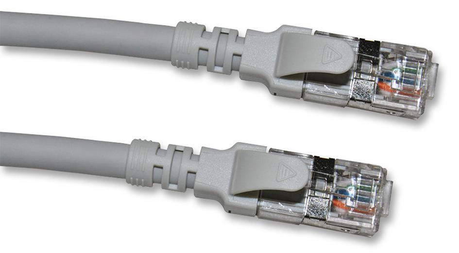 2996AS-0.5GY PATCH LEAD, CAT6A, GREY, 0.5M VIDEK